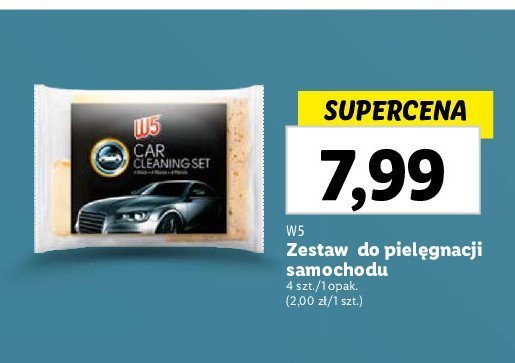 Zestaw do piel臋gnacji samochodu W5 promocja