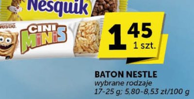 Baton Nestle Nesquik, Cini Minis promocja w ABC