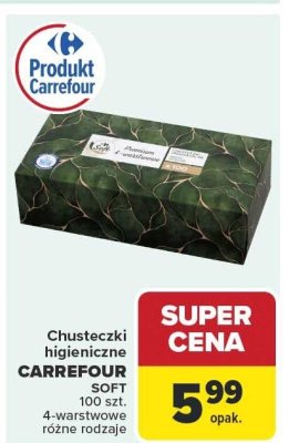 Chusteczki higieniczne CARREFOUR soft promocja w Carrefour Market