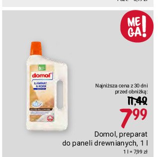 Płyn od czyszczenia i pielęgnacji podłóg drewnianych Domol promocja