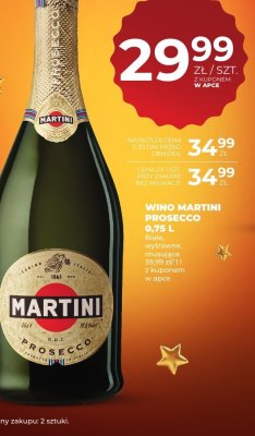 Wino Martini Prosecco 0,75 L białe, wytrawne, musujące promocja w Duży Ben