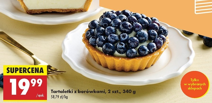 Tartaletki z borówkami promocja