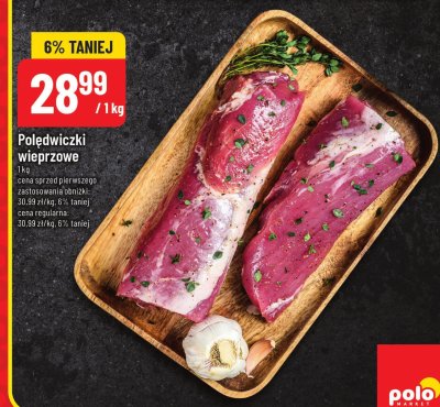 Polędwiczki wieprzowe promocja w POLOmarket