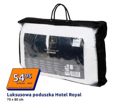 Luksusowa poduszka Hotel Royal 70 x 80 cm promocja w Action