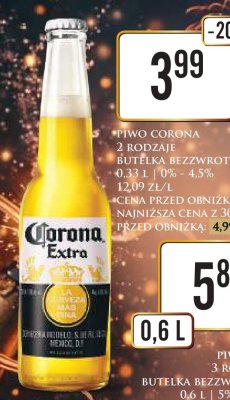 Piwo promocja w Dino