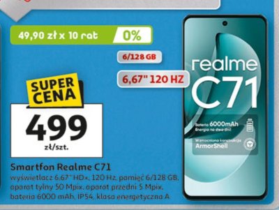 Smartfon Realme C71 promocja w Auchan