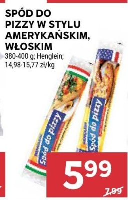 Spód do pizzy w stylu amerykańskim, włoskim Henglein promocja w Stokrotka
