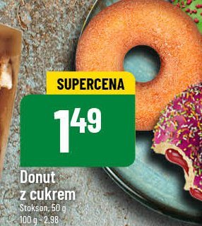 Donut z cukrem Stokson promocja w POLOmarket