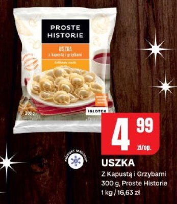 Uszka z Kapustą i Grzybami Proste Historie promocja w Chorten