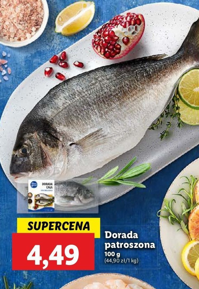 Dorada patroszona Rybny targ lidla promocja