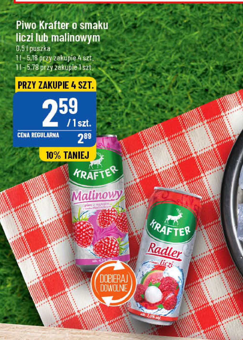 Piwo Krafter malinowy promocja