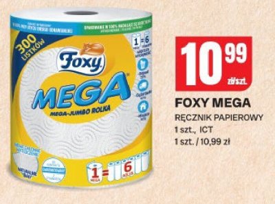 Ręcznik papierowy FOXY MEGA promocja w Chorten