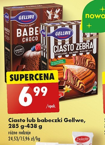 Ciasto zebra Gellwe promocja