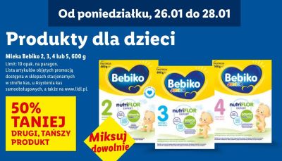 Mleko Bebiko 5, 600 g promocja w Lidl