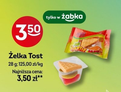 Żelka Tost promocja w Żabka