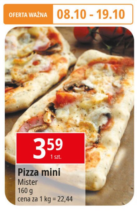 Mini pizza Mister promocja