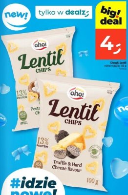 Chrupki Lentil różne rodzaje promocja w Dealz