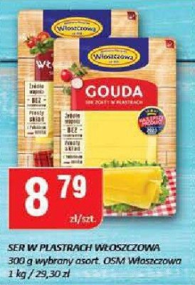 Ser w plastrach wędzonym Gouda promocja w Chorten
