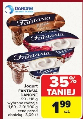 Jogurt Fantasia Danone promocja w Carrefour Market