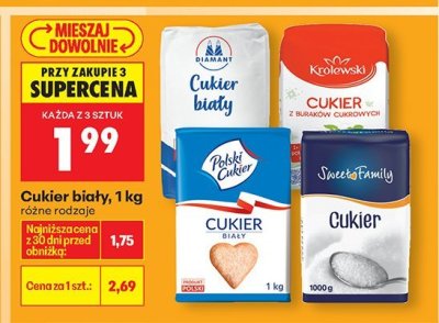 Cukier biały 1kg Polski cukier promocja w Biedronka