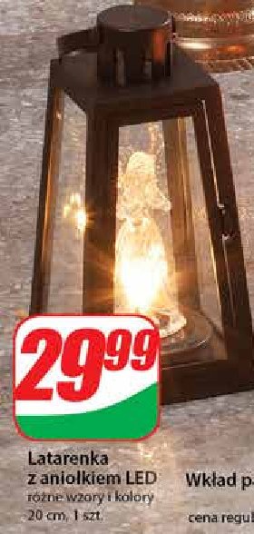 Latarenka z anio艂kiem led 28 cm promocja