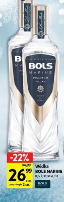 Wódka BOLS MARINE 0,5 l promocja w Intermarche