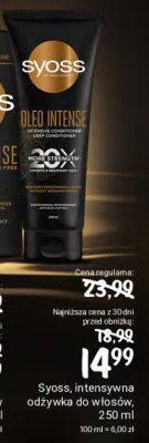 Od偶ywka do w艂os贸w Syoss oleo intense promocja