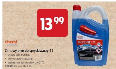 Zimowy płyn do spryskiwaczy 4 l promocja w Jula