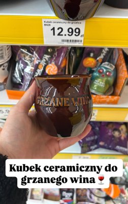 Kubek ceramiczny do grzanego wina promocja w Dino