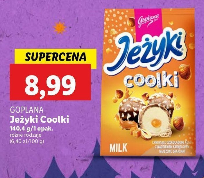 Pralinki milk Jeżyki coolki promocja