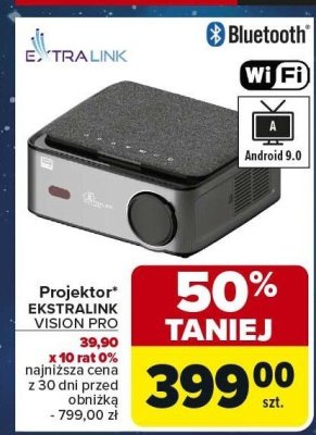 Projektor EXTRALINK VISION PRO promocja w Carrefour