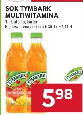 Sok Tymbark Multiwitamina promocja w Stokrotka