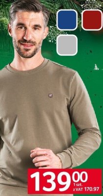Bluza męska • rozmiary M-3XL promocja w Selgros