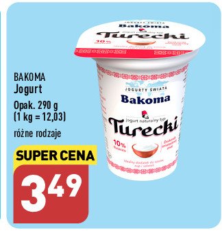 Jogurt naturalny typ turecki Bakoma promocja