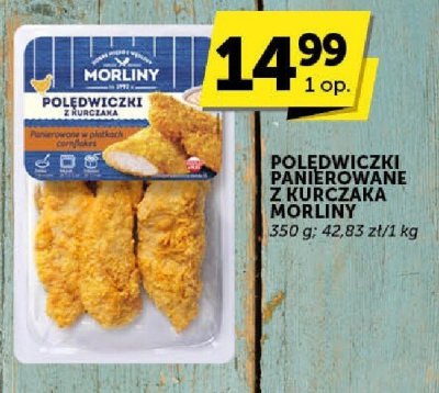 Poledwiczki panierowane z kurczaka Morliny promocja w Euro Sklep