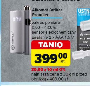 Alkomat striker PROMILER promocja w Carrefour