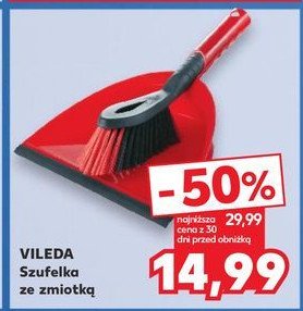 Szufelka ze zmiotką 2w1 Vileda promocja