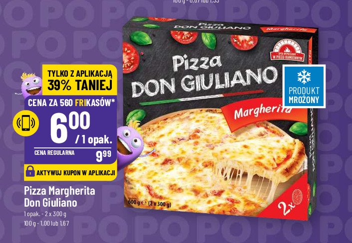 Pizza margherita Don giuliano promocja w POLOmarket