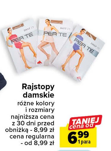 Rajstopy damskie 15-20 den Per te promocja