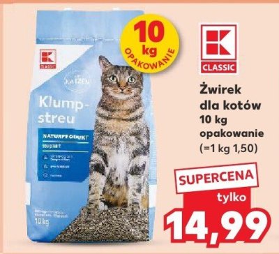 Żwirek dla kotów promocja w Kaufland