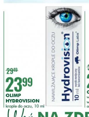 Krople do oczu nawil偶aj膮ce Olimp labs hydrovision promocja