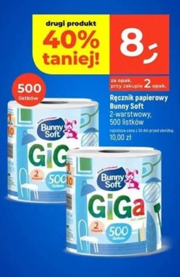 Ręcznik papierowy Bunny Soft dwarstwowy promocja w Dealz