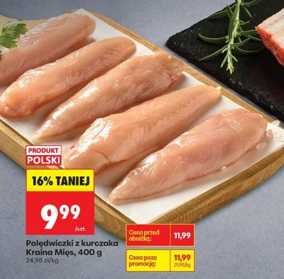 Polędwiczki z kurczaka Kraina Mięs promocja w Biedronka