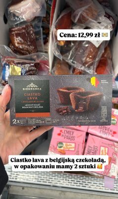 Ciastko lava z belgijską czekoladą promocja w Biedronka