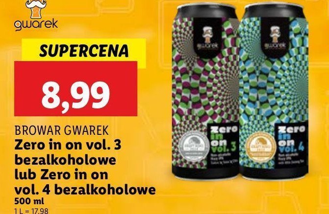 Piwo zero in on vol. 4 Gwarek promocja