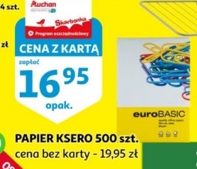 Papier a4 EURO BASIC promocja