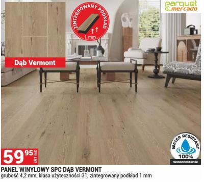 Panel winylowy SPC Dąb Vermont promocja w Merkury Market