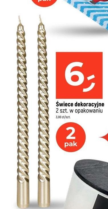 Świece dekoracyjne promocja