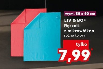 Ręcznik z mikrowłókna różne kolory promocja w Kaufland