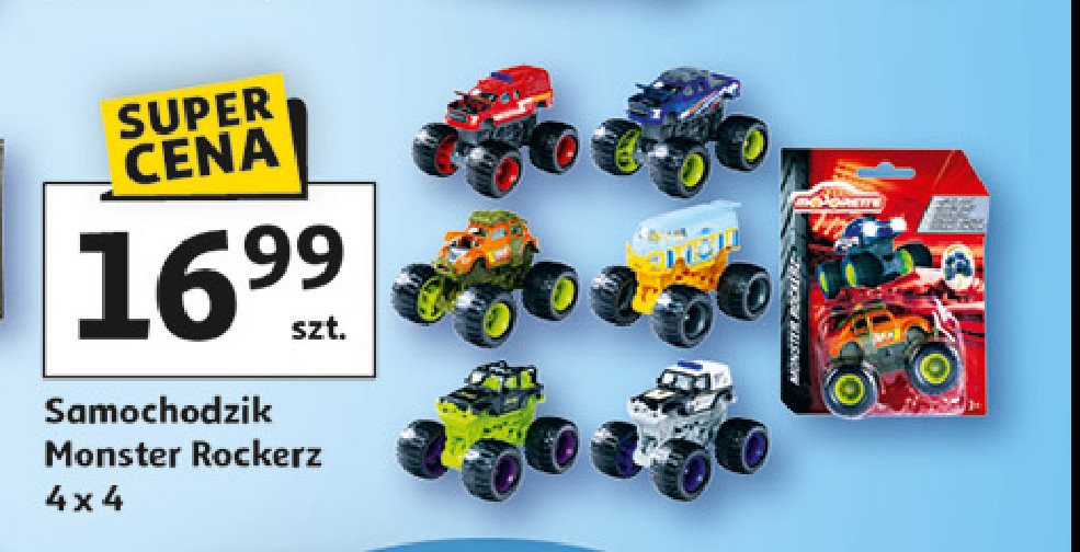 Samochodzik monster rockerz 4x4 promocja w Auchan